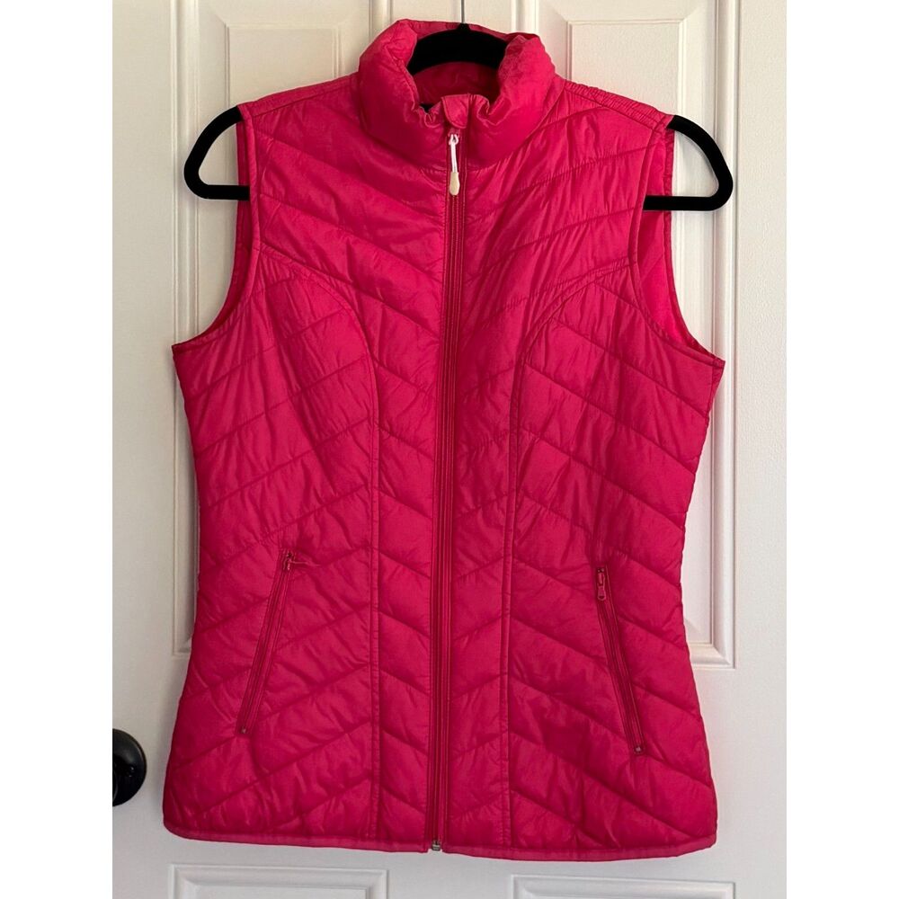 Tek Gear Women's Pink Puffer Vest size S